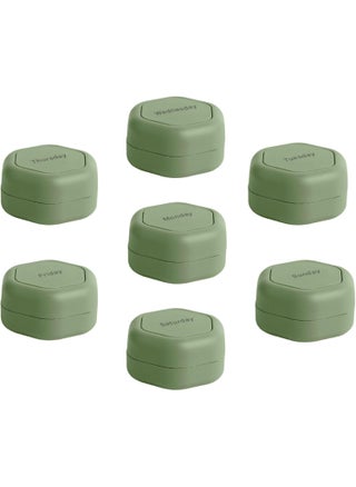 Cadence Travel Containers - Pill Case Set - Magnetic Travel Capsules - A Daily Pill Box for Supplements & Vitamins - Contains 7 Flex Smalls (0.56oz) with Labels for Everyday of The Week - Eucalyptus - pzsku/Z48863DB6D6AD12981991Z/45/_/1744284158/d48dc8de-c7a5-4800-8ce5-916e3fac0903