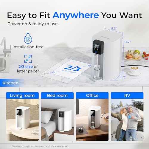 Waterdrop [Alkaline Mineral] Waterdrop CoreRO Reverse Osmosis System, NSF/ANSI 58 & 372 Certified, 7-Stage Countertop Reverse Osmosis Water Filter, No Installation Required, Reduce PFAS, BPA Free, WD-C1SL - Image 5