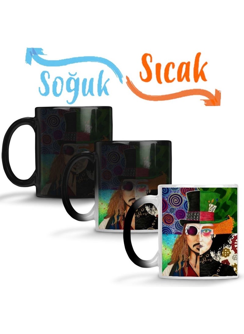 Baskı Dükkanı - Print Shop Johnny Depp Character Magic Mug Porcelain - Image 1