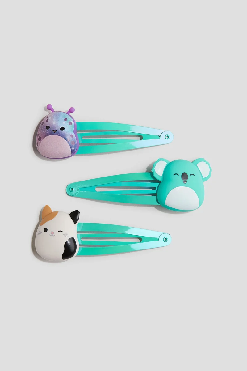 H&M 3-pack appliquéd hair clips