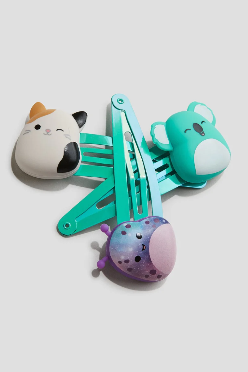 H&M 3-pack appliquéd hair clips