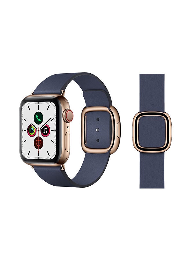 NIBEMINENT Stylish Band For Apple Watch Series 5/4/3/2/1 Dark Blue