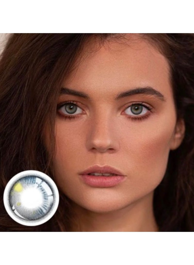 يونيبلينغ عدسات لاصقة ملونة سالور موون كيتي  الرمادي (سنوية) - Image 3