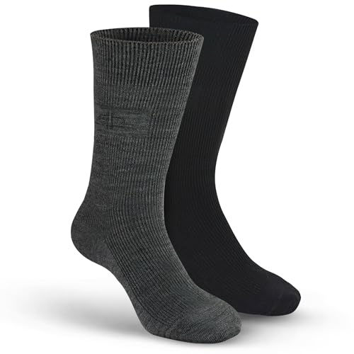 HEELIUM Woolen Socks for Men and Women | Soft, Warm & Durable Winter Socks | Non-Irritating, Thermal & Lightweight | Crew Length Socks | Perfect for Cold Weather & Winter Comfort - Image 1
