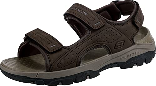 SKECHERS صندل مائي مفتوح من سكيشرز للرجال Tresmen-garo، شوكولاتة، 12 - Image 1