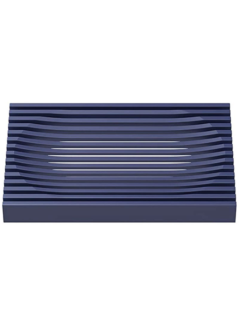 SYOSI Silicone Soap Dishes, Drainable Soap Dishes Soap Dish Pad for Shower, Bar Soap Holder for Balcony, Bathroom, Kitchen, Holding soap and Cleaning Tools  - Image 1