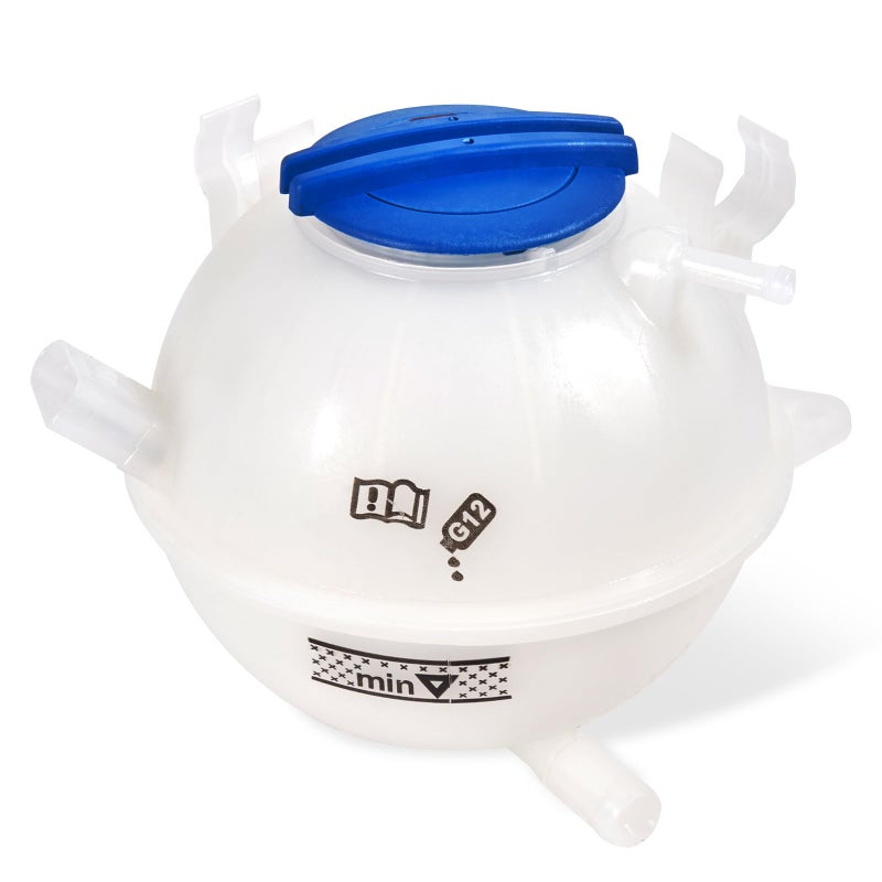 YEHERIT 603-253 Front Engine Coolant Radiator Reservoir Recovery Expansion Tank with Cap Compatible with 2006-2019 Audi A3 Q3 TT, 1993-2019 Volkswagen Beetle Eos Golf Passat Jetta Replace# 1K0121407A - Image 1