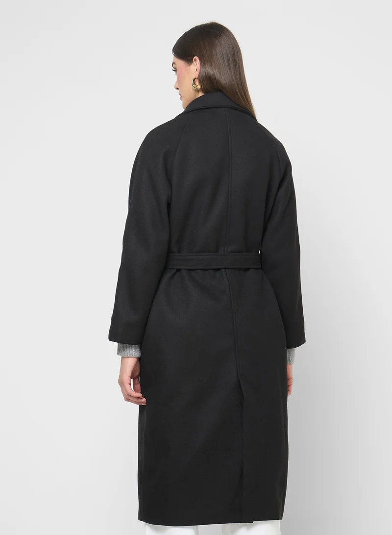 ايلا Self Tie Over Coat