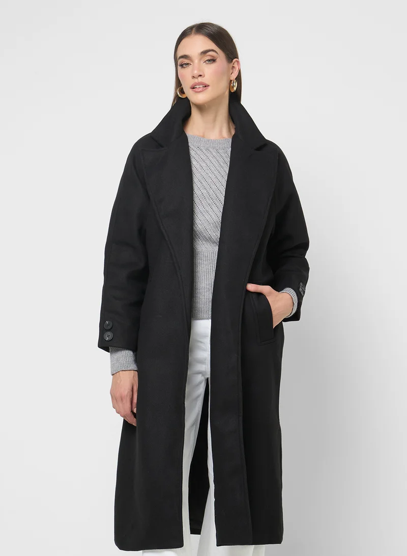 ايلا Self Tie Over Coat