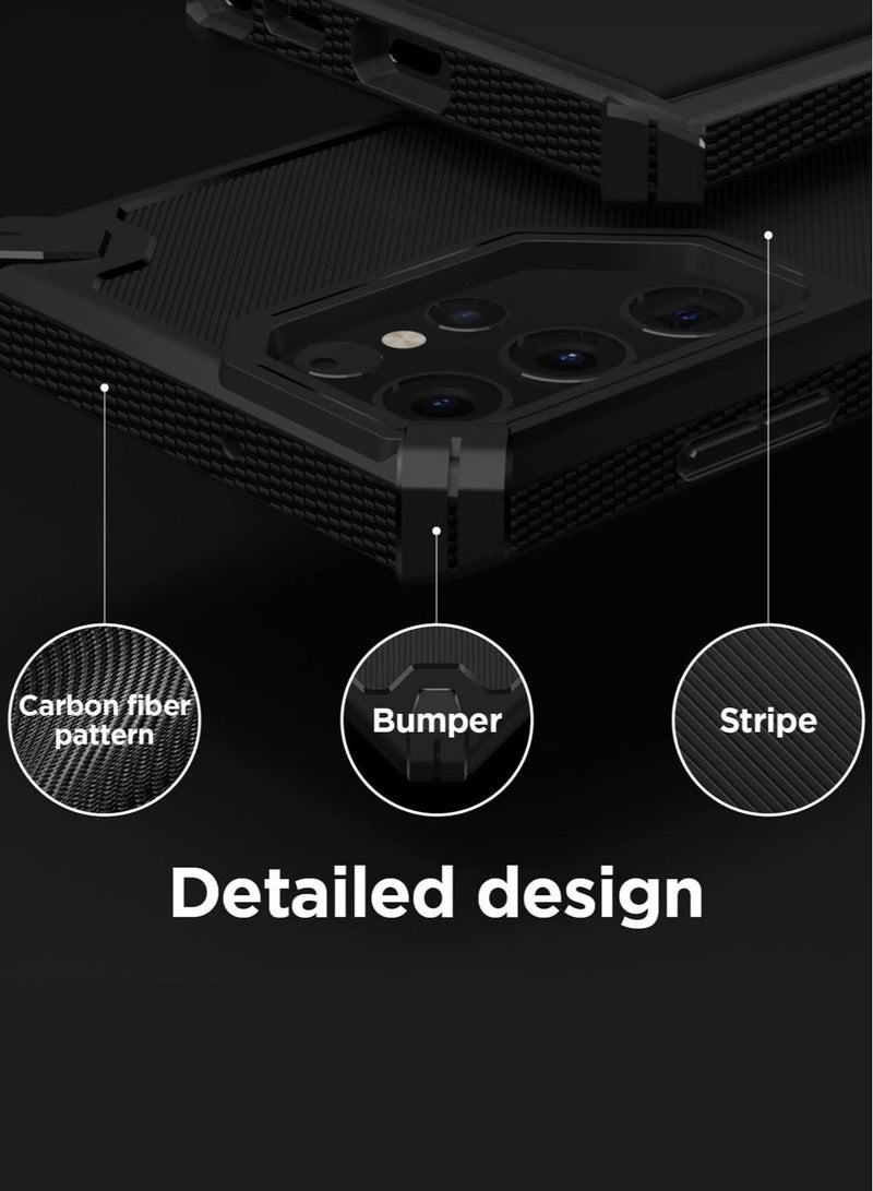 Elago Armor for Samsung Galaxy S22 Ultra [Military Grade] Case Cover - Black - Image 4