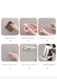 Gasin Wall Mounted Hair Dryer Holder Grey  - Image 3