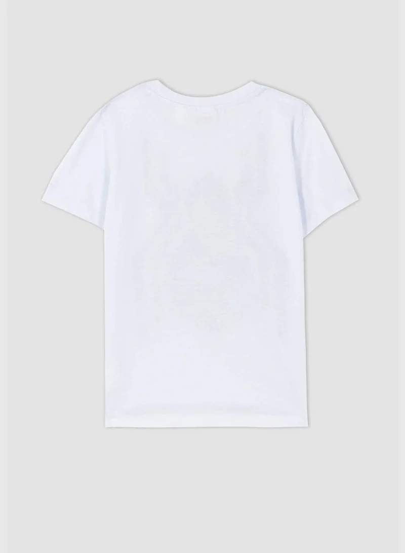 ديفاكتو Licensed Spider Man Short Sleeve Crew Neck T-Shirt