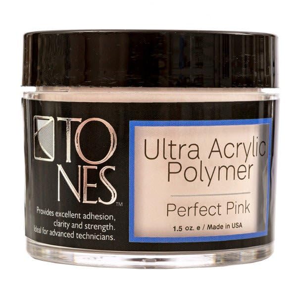 Tones Pro Acrylic Powder Sparkling Perfect Pink - Premium Acrylic Nail Powder for Professional Nail Design, Sculpting, and Nail Building - Salon-Quality Acrylic Nail Supplies (3.5 Fl Oz)
