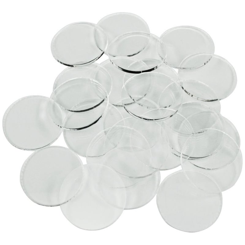 LITKO Clear Miniature Bases, Circular 1 Inch, 1.5mm Clear (25) - Image 3