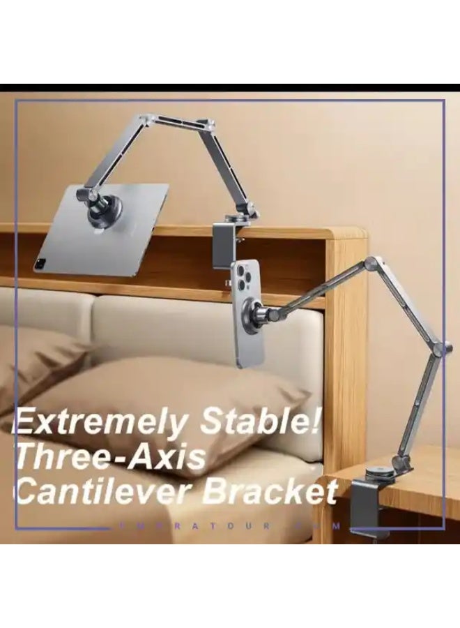 روتاكو حامل RTAKO 911JD متعدد الوظائف ذو ذراع ناتئ للهواتف المكتبية والأجهزة اللوحية - Image 3