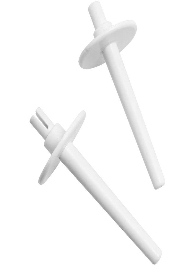LUORNG Spool Pin LUORNG 4PCS White Plastic Spool Pin Extra Twin Needle for #13092001,130920051 - Image 4