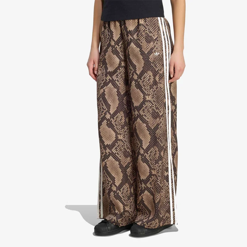 Adidas Originals  SATIN SNAKE PRINT WIDE LEG TRACK Joggers for Women | Best Price UAE