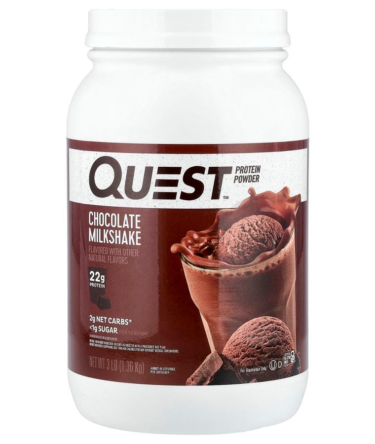 Quest Nutrition Protein Powder Chocolate Milkshake 3 lb (1.36 kg)