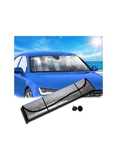 LP Protection Windscreen Sunshade Curtain Car Window Sun Shade Silver  - Image 2