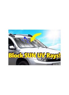 LP Protection Windscreen Sunshade Curtain Car Window Sun Shade Silver  - Image 4