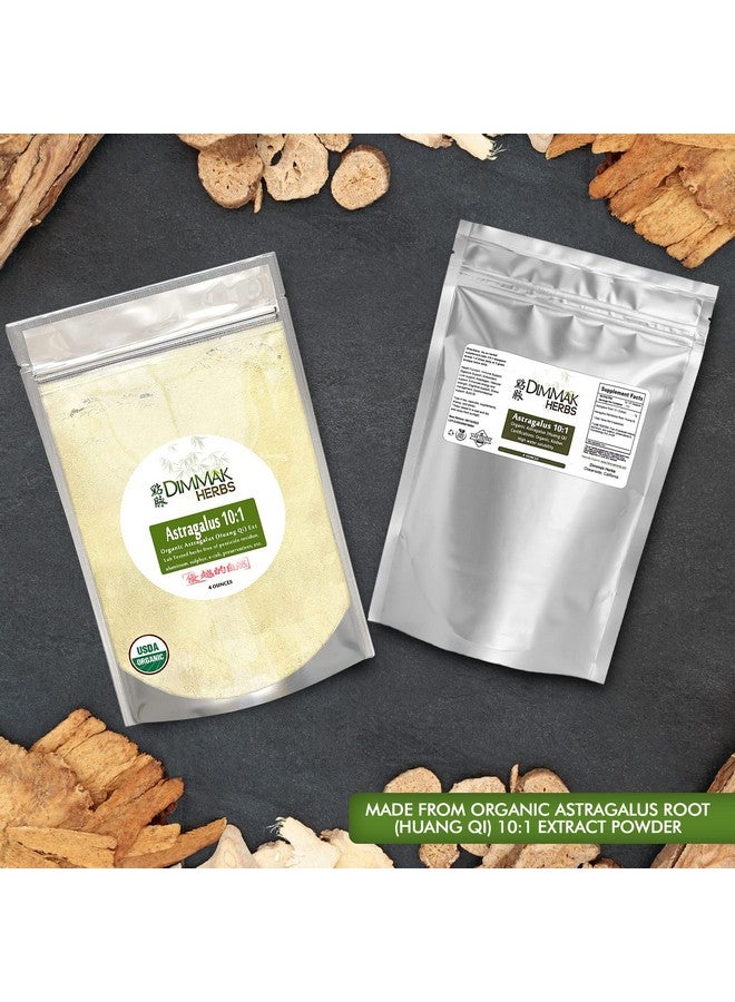 dimmak herbs Organic Astragalus 10:1 Extract Powder | Huang Qi Concentrate Granules | Lab Tested, Usda Organic 4Oz / 112G By Dimmak Herbs - Image 2