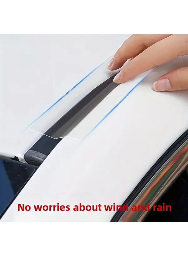 Transparent Car Panoramic Sunroof Seal Strip 5x500cm Leak Proof Waterproof Tape - Image 4