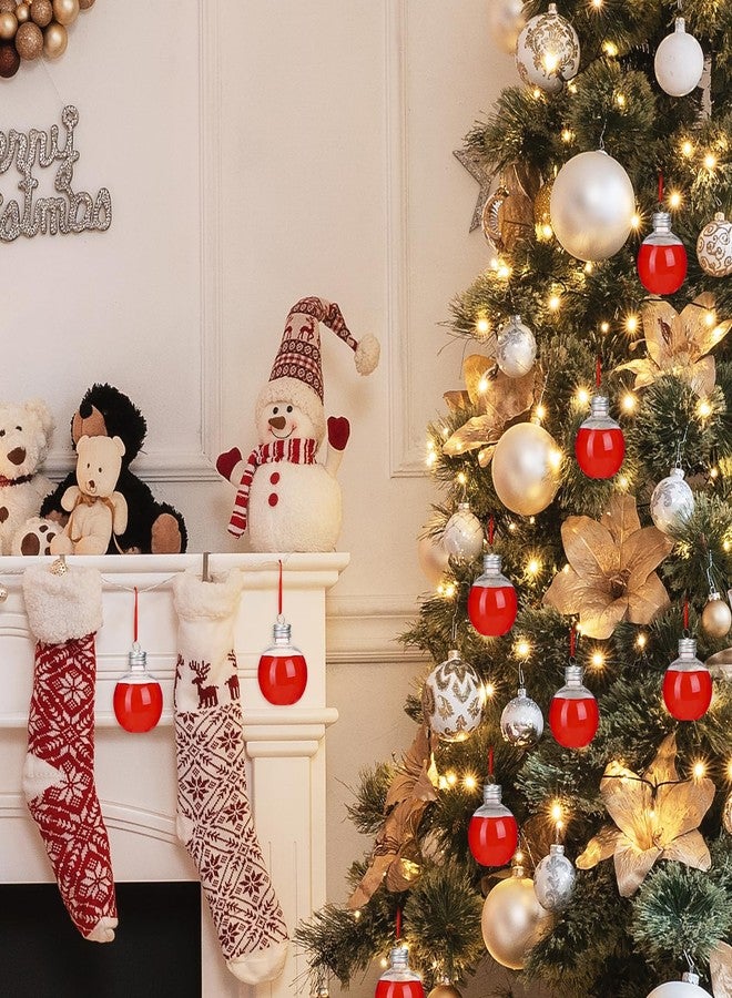 جارنيك كرات زينة عيد الفصح الشفافة من جارنيك، 10 قطع، قابلة للتعبئة، سعة 150 مل/2.67 بوصة، مصنوعة من البلاستيك الشفاف غير القابل للكسر، مثالية لتزيين شجرة عيد الميلاد أو عيد الفصح أو حفلات الزفاف. - Image 5