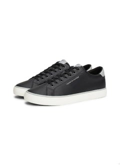 TOMMY HILFIGER Men's Vulcano Low Core Sneakers Low Top - Leather, Black  - Image 2