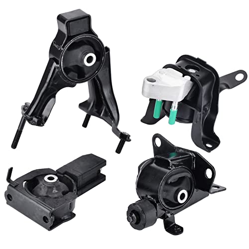 Lochnchn 4PCS Engine Motor Transmission Mount Kits Compatible with Corolla Matrix Pontiac Vibe 1.8L 2003-2008 Engine Trans Mount Replace A4218 A4219 A4220 A4221 - Image 1