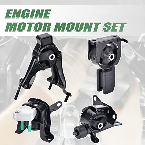 Lochnchn 4PCS Engine Motor Transmission Mount Kits Compatible with Corolla Matrix Pontiac Vibe 1.8L 2003-2008 Engine Trans Mount Replace A4218 A4219 A4220 A4221 - Image 5