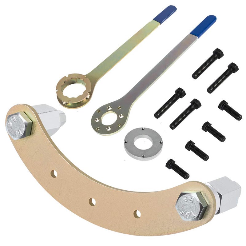 Bonbo Crank Pulley Wrench Holder Tool with Screws & Engine Cam Gear Lock/Camlock Tool Kit & Intake/Exhaust Cam Sprocket Wrench Tool Fits for Subaru STD - Image 1