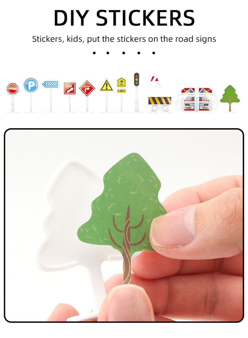 Sharpdo ألعاب طائرة للأطفال، مشهد تخزين متعدد الوظائف، نموذج سيارة إطفاء بالقصور الذاتي - Image 4