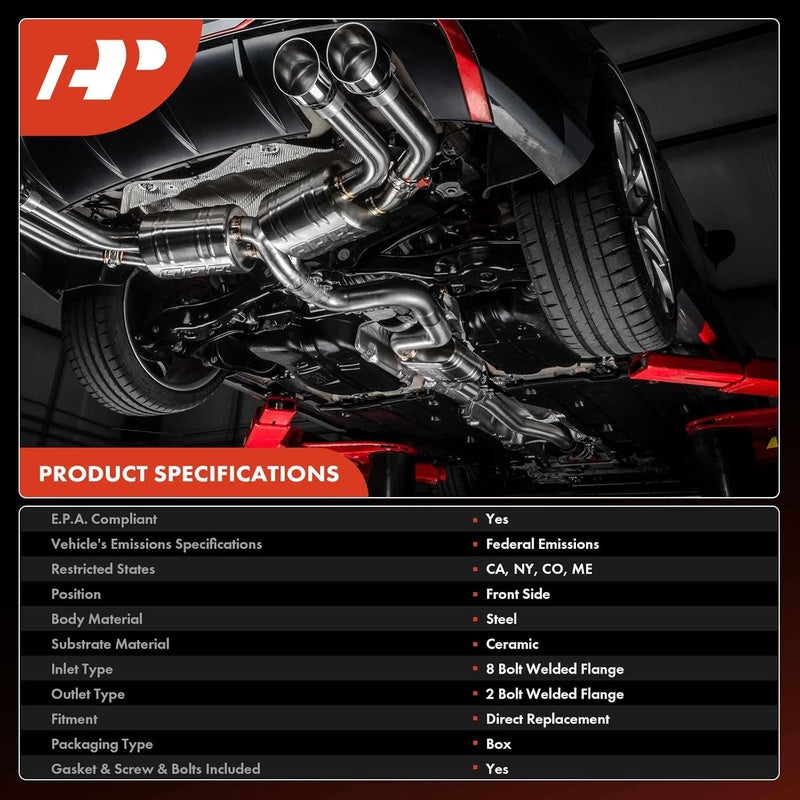 A-Premium Front Exhaust Manifold Catalytic Converter Kit - Image 3