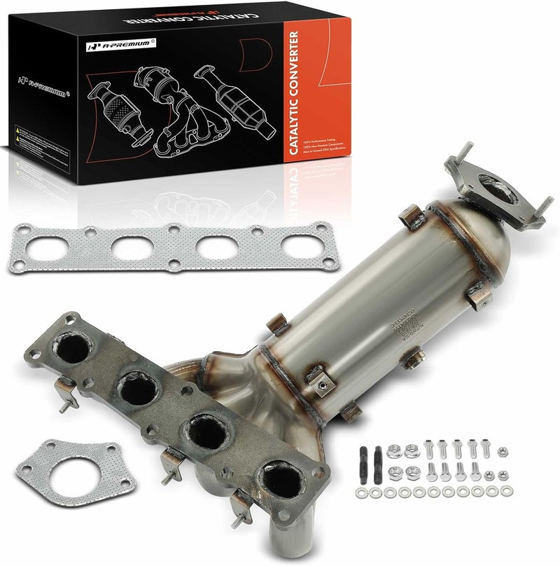 A-Premium Front Exhaust Manifold Catalytic Converter Kit - Image 1
