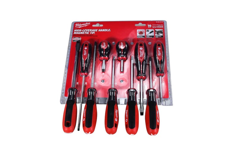 Milwaukee 48-22-2710 10 Piece Screwdriver Set - Image 1