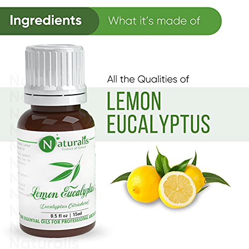 Naturalis Essence of Nature Lemon Eucalyptus (Eucalyptus Citriodora) for Dandruff and Mosquito repellent - 15ml - Image 3