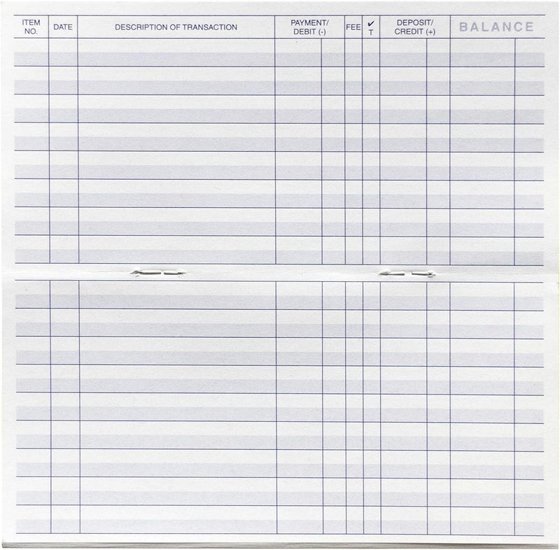 CAROUSELCHECKS Checkbook Registers for Personal Checkbook, Transactions Ledgers, Pack of 10, 2025-2026-2027 - Image 3