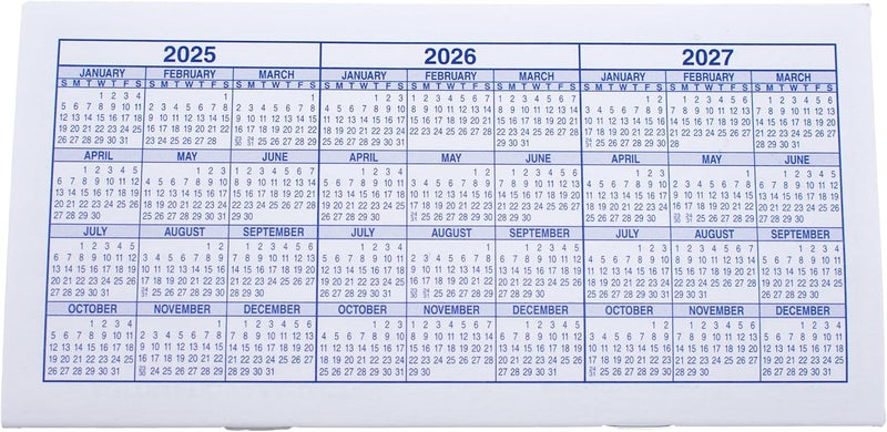 CAROUSELCHECKS Checkbook Registers for Personal Checkbook, Transactions Ledgers, Pack of 10, 2025-2026-2027 - Image 4
