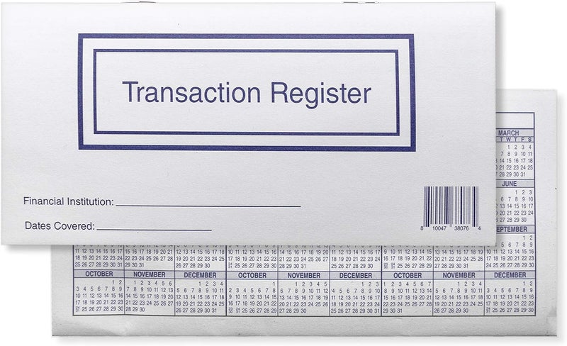 CAROUSELCHECKS Checkbook Registers for Personal Checkbook, Transactions Ledgers, Pack of 10, 2025-2026-2027 - Image 1