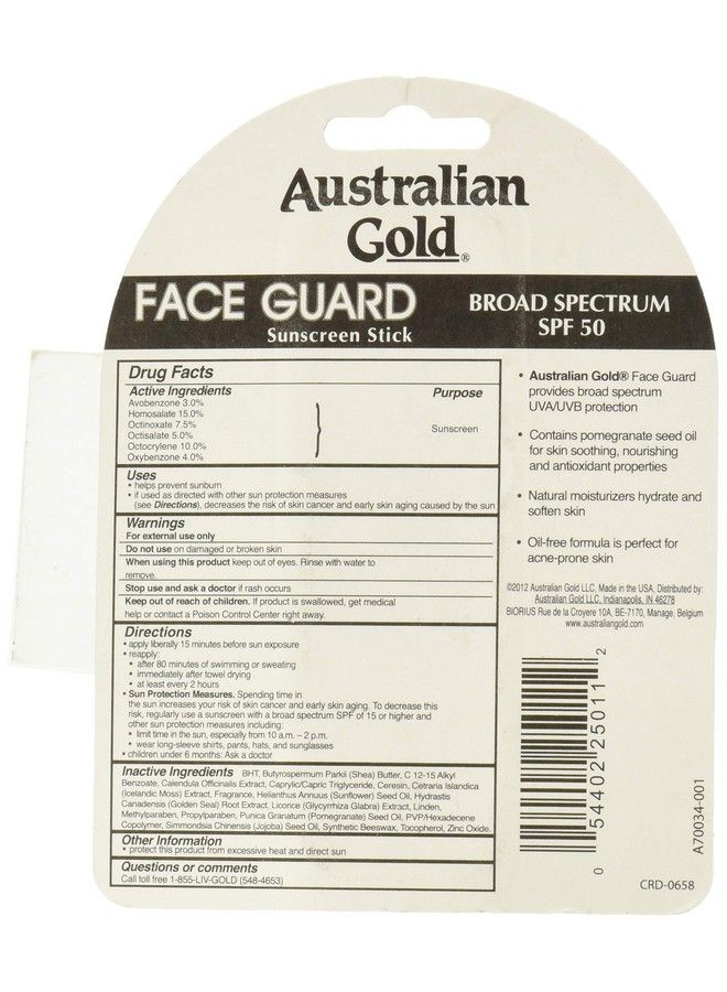Australian Gold Spf 50+ Face Guard 0.5 Ounce (Pack Of 2) - Image 3