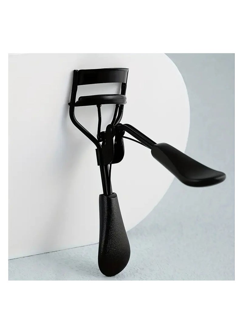 LANGMANNI Portable Eyelash Curler, 1pc Stainless Steel Comfort Grip Lash Curler, Achieve Perfect Curls In 5 Seconds, Not Hurting Eyelashes, Long-Lasting Eyelash Curler Suitable For All Eye Types, Makeup Tools Suitable For Women  - Image 1