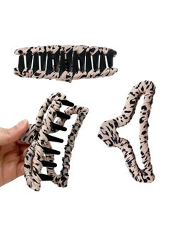 Kitsch Kitsch Satin-Wrapped Claw Clip, Hair Clip, Accessory, 1 count (Leopard)  - Image 5