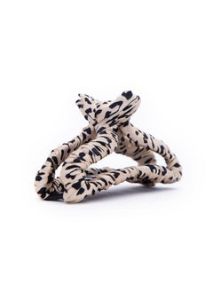 Kitsch Kitsch Satin-Wrapped Claw Clip, Hair Clip, Accessory, 1 count (Leopard)  - Image 4