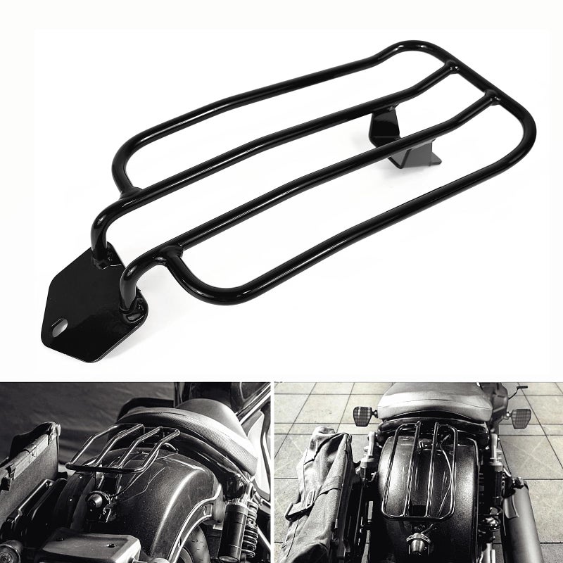 Black Luggage Racks for Honda Rebel CMX 1100 Accessories 20212023 Rear Solo Seat Luggage Support Shelf Motorcycle Luggage Support Rack Backrest Steel Standard Rear Fender Rack