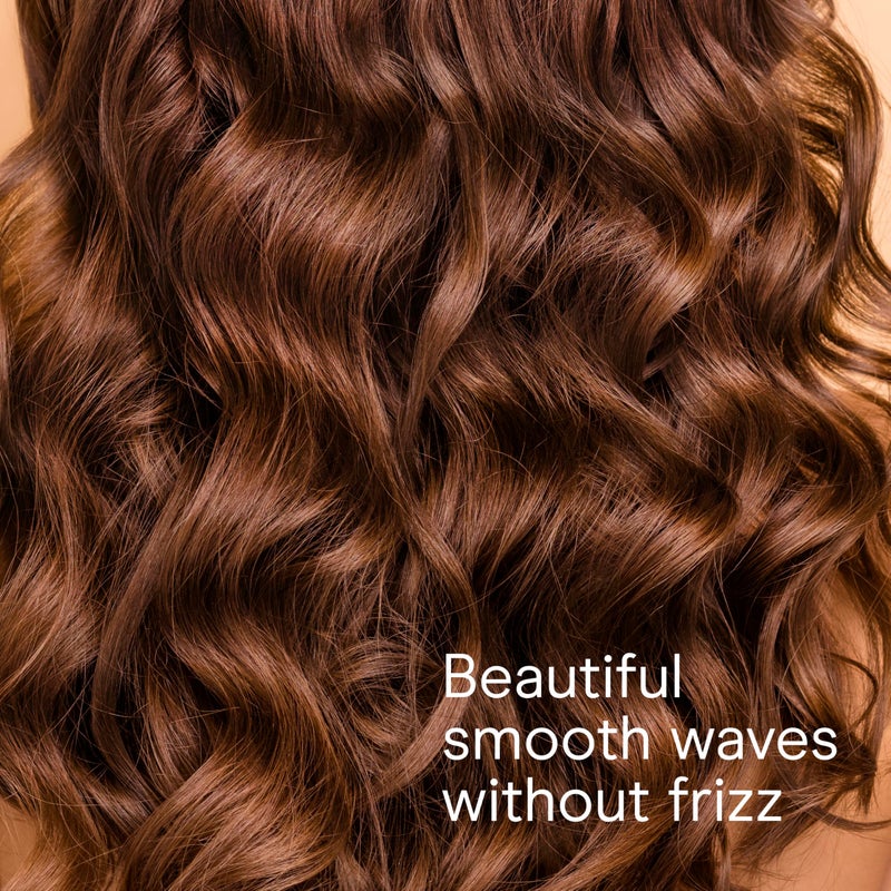 Conair Double Ceramic 1-Inch Curling Wand with Claw Clip, Produces Flawless Waves, Curling Iron for Use on Medium and Long Hair, 30 Heat Setting Curling Iron, White - Image 5