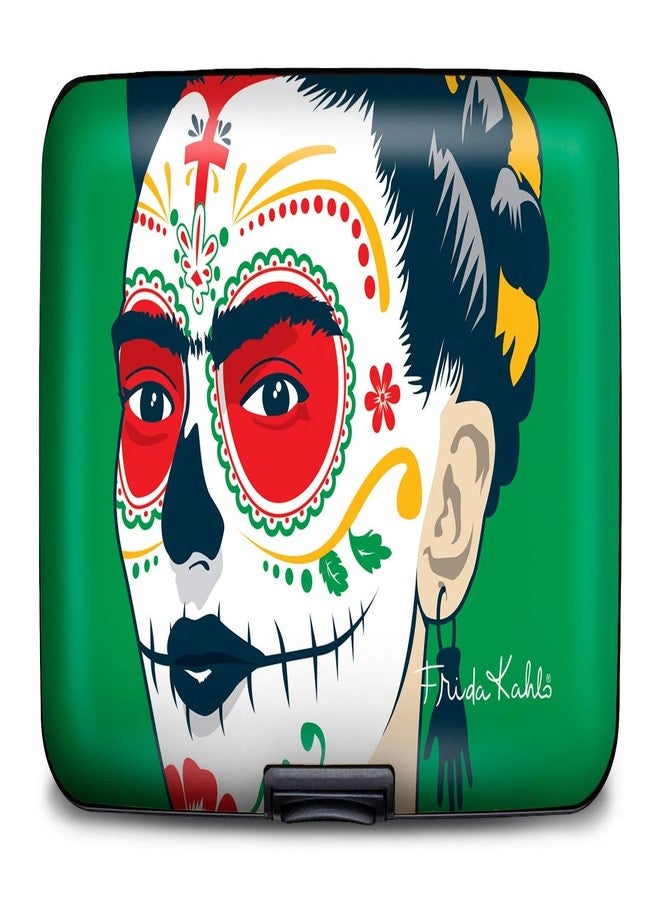 العاهل محفظة مونارك الآمنة والمدرعة بتقنية RFID (جمجمة سكرية من تصميم فريدا كاهلو) - Image 1