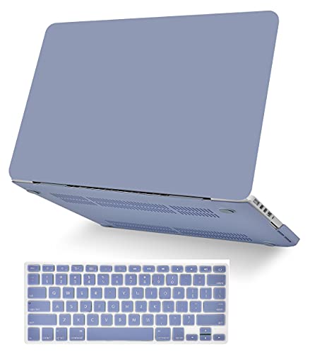 KECC Compatible with MacBook Pro 14 inch Case 2025 2024 2023 2022 2021 Release M4 M3 M2 M1 A3112 A3401 A3185 A2918 A2992 A2779 A2442 Plastic Hard Shell + Keyboard Cover, Lavender Blue - Image 1