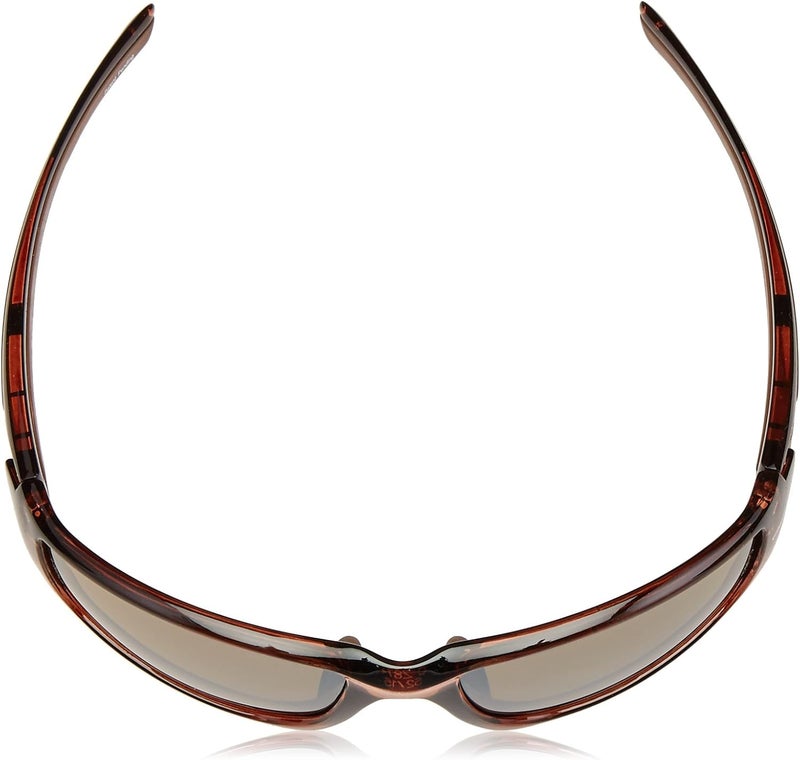 Crossfire 23117 RPG Safety Glasses with HD Brown Flash Mirror Lens and Crystal Brown Frame - Image 4