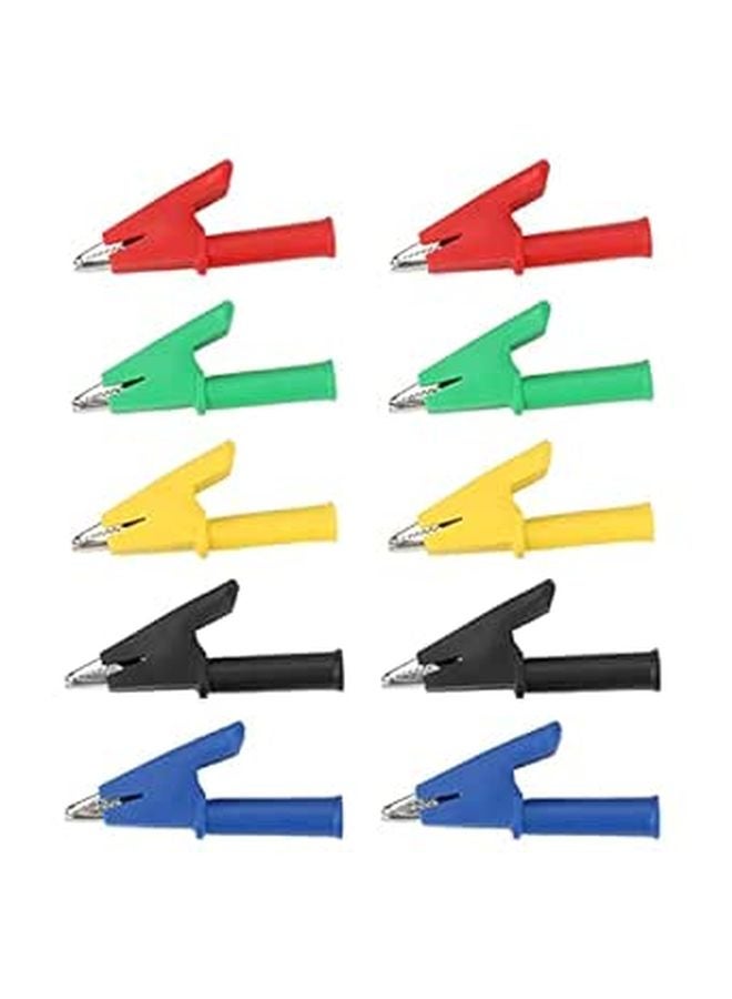 Premium Insulated Test Clips 4mm Banana Plugs 20A 380V for Multimeters - Image 1