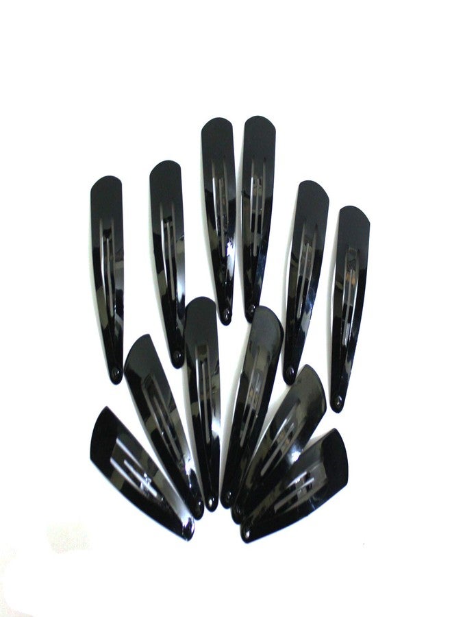 Kalaneet 24pcs Black Color Metal Tik-Tak Hair Clip - Image 2